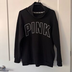 Victoria's Secret PINK Black Cowl Neck Sweater